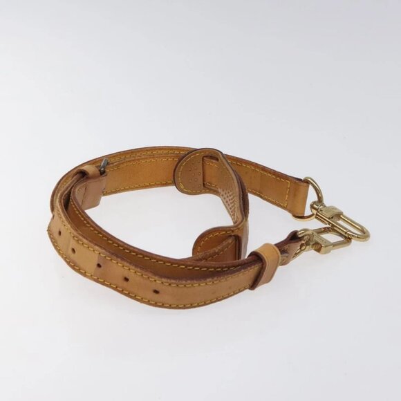 LOUIS VUITTON Adjustable Shoulder Strap Leather 35.8""-42.9"" Beige - Picture 4 of 14